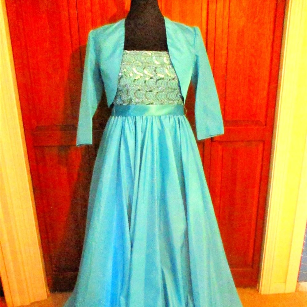 Gorgeous Blue Ball Gown